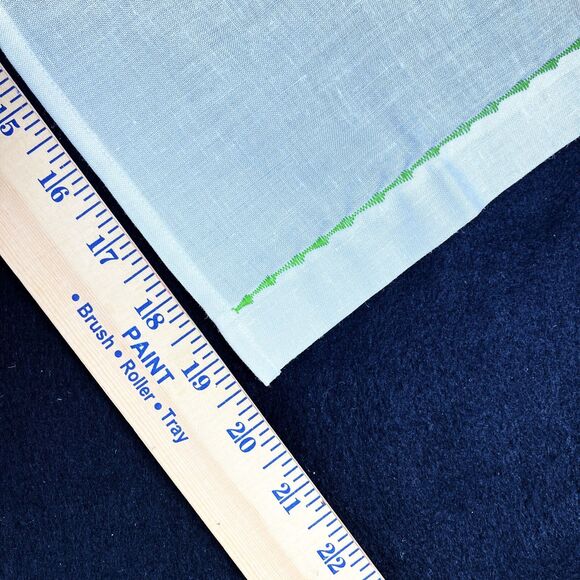 VTG kitchen Tea towel linen offWhite Embroidered Flower 19 1/2" x 11 1/2" Kitchy - Picture 6 of 7